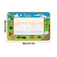 thumbnail image 3 of Water Drawing Board, Creative Graffiti Pad, Durable Plastic Frame, Smooth Surface, for Young Ones Ages 3-8, Portable Activity Station, Non-toxic Ink, Travel Fun, Educational Toy, Gift for, Ihhxbz, 3 of 8