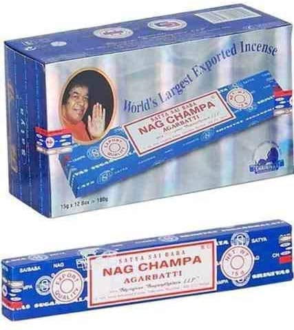 Details about   Satya Sai Baba Nag Champa Aroma Fragance Incense Sticks Natural Agarbatti 180G 