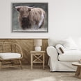 thumbnail image 3 of Stupell Industries Farmhouse Wandering Harry Highland Cattle Gray Floating Frame Canvas Art, 31 x 25, by Marcus Prime, 3 of 8