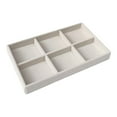 thumbnail image 4 of Multipurpose Jewelry Tray Organizer Drawer Inserts Container Flocking Cloth Large Capacity Bracelet Display Holder for Buttons Brooch Beads , Style C, 4 of 10