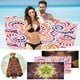 thumbnail image 1 of Ganfancp Toalla de Playa de Microfibra Súper Ligera Toalla de Baño de Colores Manta de Playa a Prueba de Arena Toalla Multiusos para Viajes Piscina 30X60 Pulgadas Ofertas Del Día Sólo En Línea 1X Toa, 1 of 7