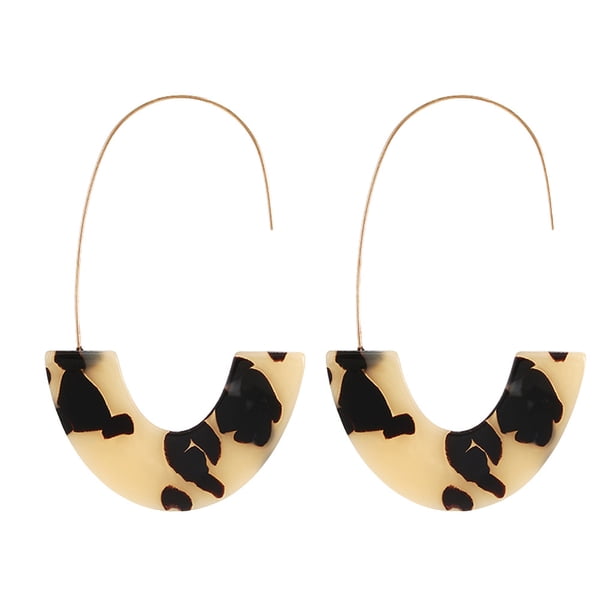 Sonducket 1 par de aretes en forma de U con estampado de leopardo, adornos elegantes para niñas adolescentes Ropa, zapatos y accesorios Miscelánea Beige Sonducket AP010170-14