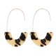 thumbnail image 3 of Sonducket 1 par de aretes en forma de U con estampado de leopardo geométrico universal colgantes para la oreja suministros elegantes para fiestas para Ropa, zapatos y accesorios Miscelánea Beige Sonducket AP010170-14, 3 of 6