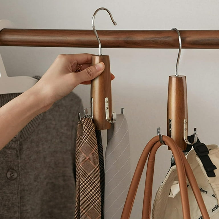 Wooden belt hanger shop