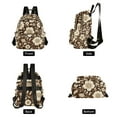 thumbnail image 4 of FORMRS Mini Backpack Purse for Women Travel Daypack Casual Shoulder Bag, Brown Floral, 4 of 7