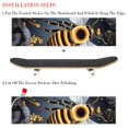 thumbnail image 2 of Honeybee Emery Surface Skateboard Stickers Pack of 2 - PVC Back Material - 8.8x32.6in/22.4x83 cm - Skateboard Accessories, 2 of 5