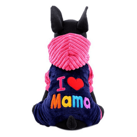 I Love Mama/Papa Dog Hoodie