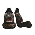 thumbnail image 3 of Cauagu Playful Baby Hippo Splash Print Car Seat Covers,Universal Automotive Seat Covers Car Seat Protectors Easy to Install Car Cover Car Accessories Auto rucks Van & SUV-1, 3 of 9