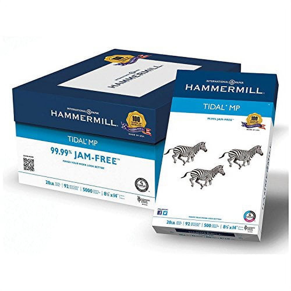 Great White Tidal Mp Paper, White, 8-1/2 X 14, 20-Lb., 500 Sheets Per Ream (HAM162016) (6)