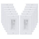 thumbnail image 1 of Plato de pared Brush Cosfox 1 Gang Decora Style blanco, paquete de 12, 1 of 4