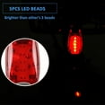thumbnail image 3 of HOMEYA 4 Packs 5-LED Safety Lights,Clip On Warning Strobe Lights,3 Modes Bike Tail Safety Lights for Bike Jogging Running Walking Dog, 3 of 10