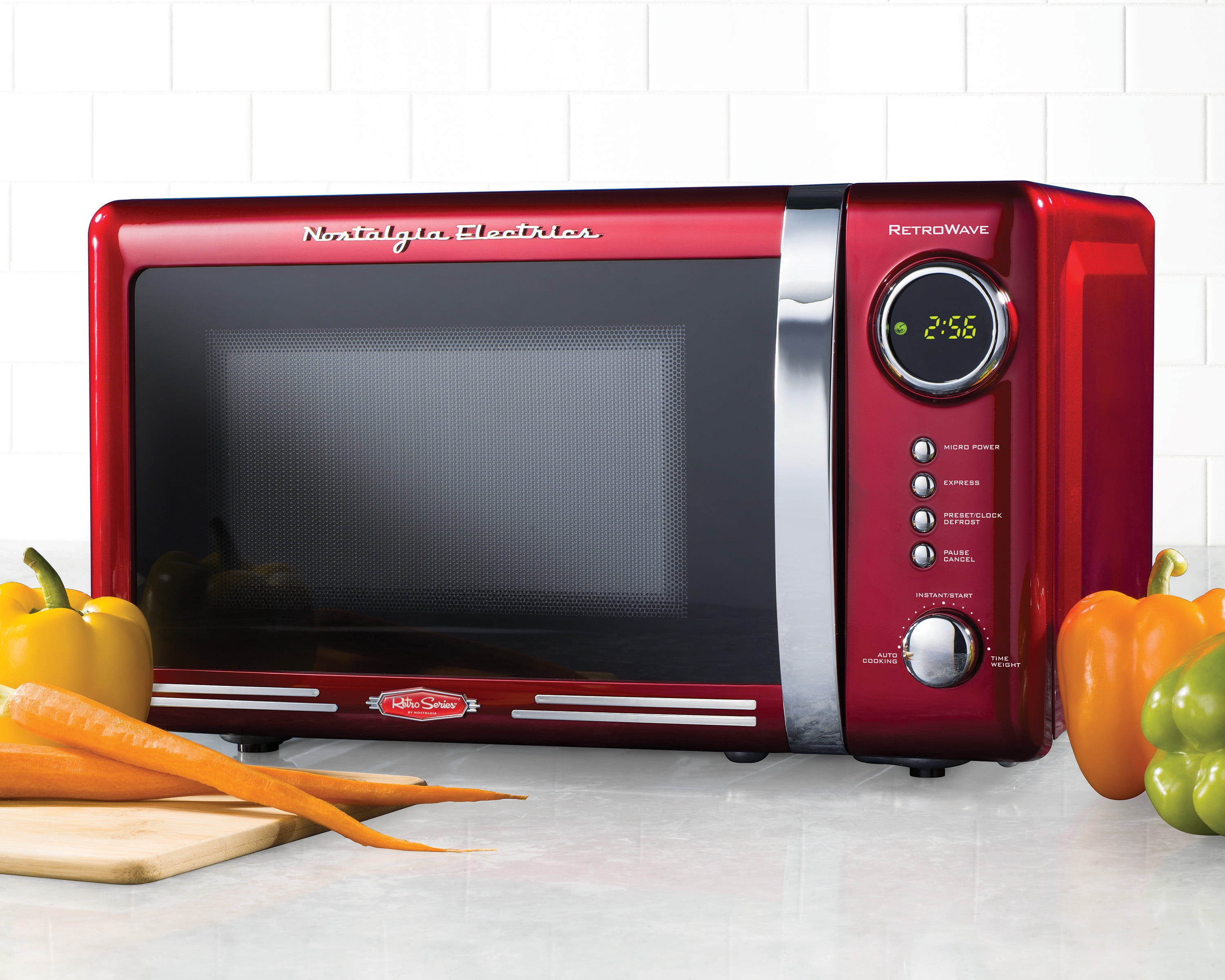 Nostalgia RMO770RED Retro Series 0.7 Cu. Ft. 700W Microwave
