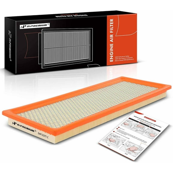 A-Premium Front Engine Air Filter Compatible with Chevrolet Express 2500 Express 3500 2018-2022 4.3L, Express 4500 2021 & GMC Savana 2500 Savana 3500 2018-2022 4.3L, Savana 4500 2021