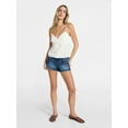 thumbnail image 2 of No Boundaries Studded Denim Hot Shorts, 2'' Inseam, Women’s 00-18, 2 of 6
