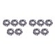 thumbnail image 4 of Guardurnaity Paquete de 5 gomas para el pelo para mujer, gomas elásticas para el pelo para fiesta en la playa, trabajo, oficina, cuerda para Type2 NO2, 4 of 6