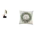 thumbnail image 1 of Escultura de nota musical, figura de escritorio, funda de almohada, adorno navideño hecho de resina y poliéster, ideal para hogares, oficinas, dormito, 1 of 8