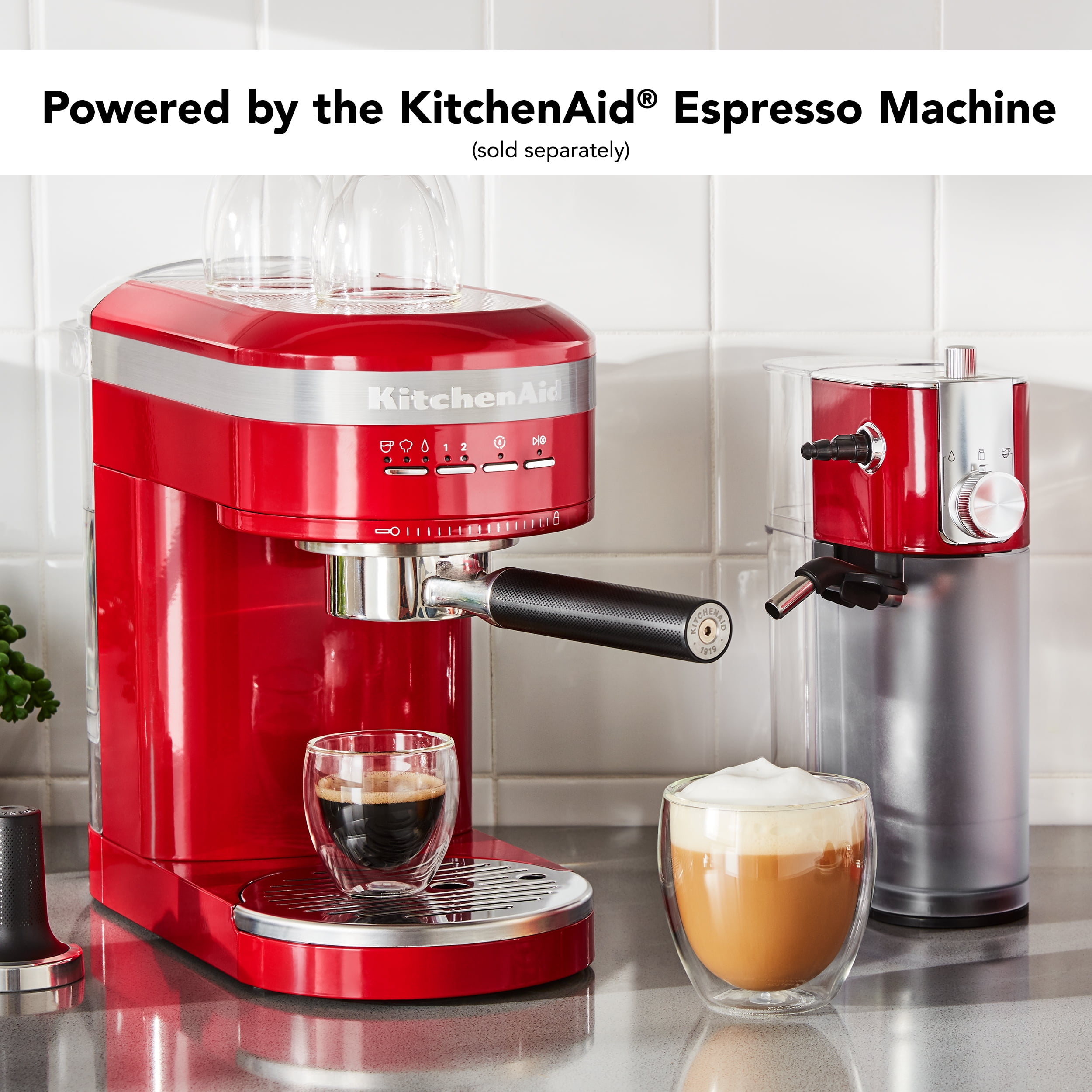 KitchenAid 7.75 Milk Frother Attachment in Empire Red, NFM