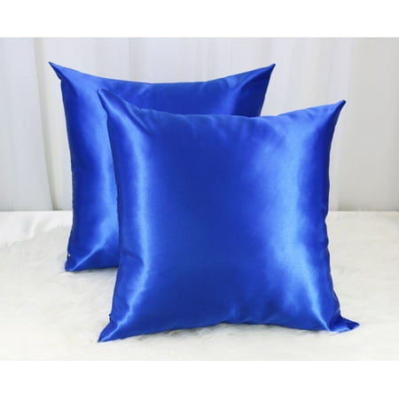 Aiking Home 2 Of 18 X18 Colorful Shiny Poly Satin Throw Pillow