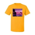 thumbnail image 2 of Wild Bobby, Majestic Dolphins Jumping During Sunset, Animal Lover, Men Graphic Tees, Gold, 4XL, 2 of 3