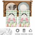 thumbnail image 5 of Easter Kitchen Towels Set of 4, Spring Rabbit Feet Wildflowers Eggs Green Lattice Absorbent Dish Towels for Kitchen, Microfiber Hand Towel, Quick Drying Tea Towel for Cleaning Decorative Dishcloths, 5 of 7