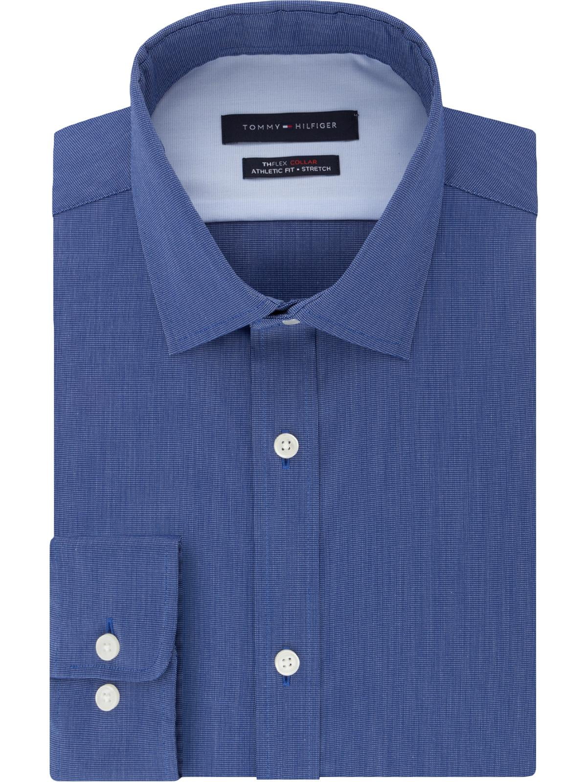 tommy hilfiger athletic fit dress shirt