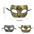 thumbnail image 4 of Minnieouse Media cara Ojos Antiguo Delicado Mascarada Mardi Gras Ball Maquillaje Fiesta Rendimiento Decoraciones Cubiertas Regalos Halloween Ropa, zapatos y accesorios Miscelánea plata antigua Minnieouse AP010206-01B, 4 of 6