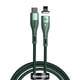 thumbnail image 1 of Cable Cargador Baseus Verde Oscuro 2m, 1 of 8