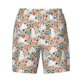 thumbnail image 4 of Lsque Mens Swim Trunks Cute Rabbit Floral Pattern - Bathing Suit Compression Liner - Beach Swim Shorts Swimwear - (S-3XL) - Stretch Quick Dry -X-Large, 4 of 9