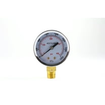 High Pressure Gauge for Acetylene Regulator 0-400 psi - 2 inches