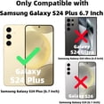 thumbnail image 2 of for Samsung Galaxy S24 Plus Case Magnetic,Soft Cute Luxury Gradient Heart Plating Bling Glitter Clear Phone Case Compatible with MagSafe Shockproof Protective Cover for Women Girl 6.7”-Silver, 2 of 12