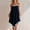 Navy#07, variant on Yteetum Women's Summer Dreeses Sleeveless Square Neck Lace Trim Spaghetti Strap Camisole Mini Dress Casual Solid Loose Lightweight Comfy Travel Vacation Dresses