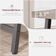 thumbnail image 5 of Huisuilinss Dining Table For 6~8 People,79" Wood Kitchen Table,Industrial Dinner Table,Long Rectangle Dining Table With Sturdy Metal Frame,Dining Room Table For Home Office Family(Only Table), 5 of 8