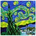 thumbnail image 2 of En Vogue BB-02 Starry Night By Van Gogh - Decorative Ceramic Art Tile - 8 in. x 8 in., 2 of 2