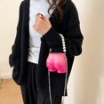thumbnail image 2 of Bolso Bandolera Acrílico para Mujer Bolso Bandolera Con Cadena Bolso Comprador (rosa), 2 of 9