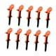 thumbnail image 5 of 10 tees de golf para práctica al aire libre, ligeros, profesionales, resistentes y resistentes al desgaste. Naranja, 5 of 9