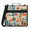 Green, variant on Jiaoprinted Farmhouse Rooster Flower Zipper 3 D-Ring Binder Bag with Shoulder Strap, Chicken Floral Waterproof Expanding Binder, Multi-Pocket Portfolio Organizer Case