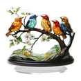thumbnail image 1 of Bird Branch de escritorio Ornament de la placa de animales Pantalla de placa 2D Central de mesa novedosa para la oficina de, 1 of 8