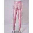 thumbnail image 3 of Choomomo Leggings Serrés de Performance de Danse Moderne de Rue Hip Hop Rave Extensible Brillant pour Femmes Rose m, 3 of 8