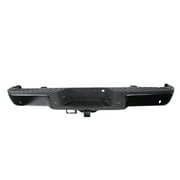 Spec-D Tuning Style side Pickup Black Tow Hitch Rear Bumper Step + Sensor Hole for 2009-2014 Ford F150