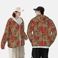 thumbnail image 4 of Lsque Rose Mix Leopard 1 UPF 50+ Lightweight Sun Protection Men's Women's Long Sleeve Shirt, Hoodie Performance -X-Large, 4 of 9