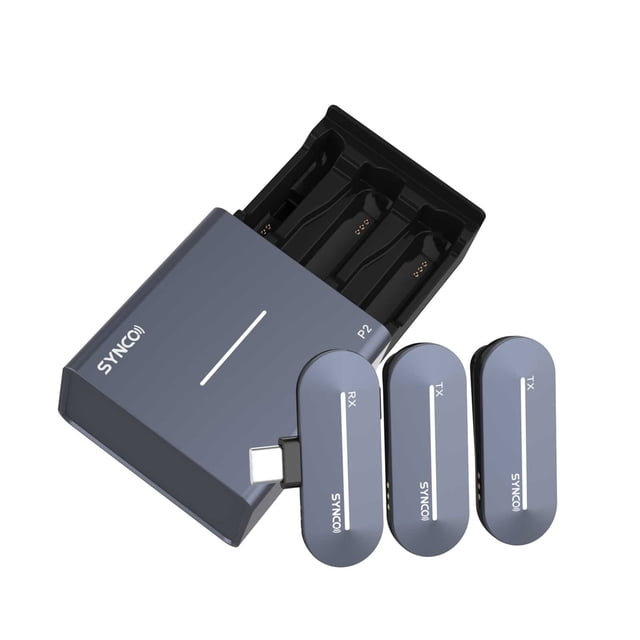 SYNCO P2T 1-Trigger-2 2.4G Wireless Microphone System with 2 *