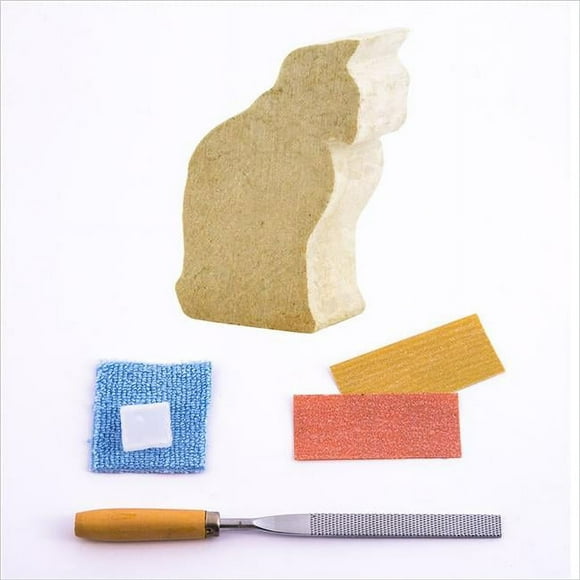 Studiostone Creative SSVCAUK Cat Soapstone Carving Kit