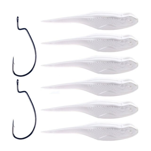 Qualitchoice Swimbaits Fishing Tackle Soft Plastic Lure Realistic Appearance for Outdoor Pond Fishing