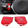 thumbnail image 1 of 1 Pair Car Steering Wheel M1 M2 Mode Switch Button For Bmw M3 M4 F80 F82 F83 Red Banmo, 1 of 5