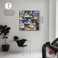 thumbnail image 5 of Puzzle Sneakers Canvas Urban Art Prints by Notoriart, Black Frame, 40" x 40", 5 of 7