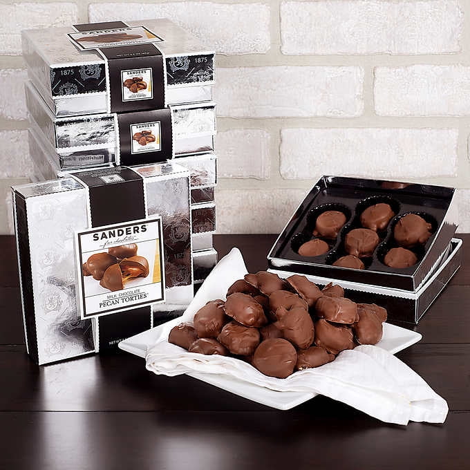 Sanders Milk Chocolate Pecan Caramel Cluster 3.5 oz 6count Walmart