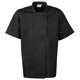 thumbnail image 1 of Premier - Chaqueta de Chef de Manga Corta para Adultos Unisex (Negro), 1 of 2