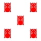 thumbnail image 1 of Advancent 1 Juego de calcomanías de pared creativas simples DIY pegatinas de fondo redondeadas adorno para niños póster interior pegatinas de puntos Type2 NO2 Advancent CBP367559, 1 of 4