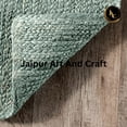 thumbnail image 3 of Jaipur Art And Craft Rectangle Jute Area Rug Reversible Hand Braided Farmhouse Carpet (2x3 Sq ft), 3 of 6