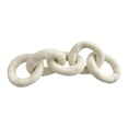 thumbnail image 2 of Cojín decorativo con forma de nudo de amor, ideal como recuerdo de fiesta en el dormitorio, con cadena de eslabones Blanco, 2 of 8